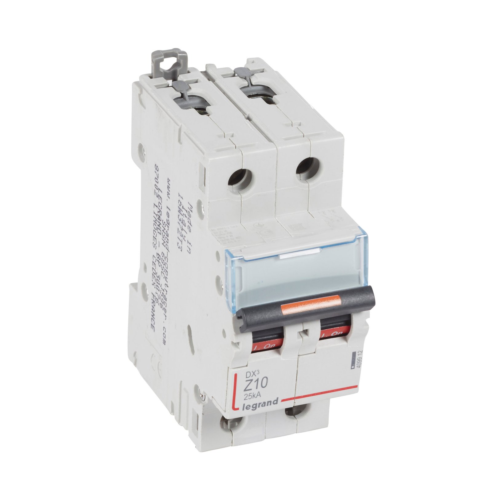 Disjoncteur Legrand DX3 2P 10A courbe Z 25kA 409912