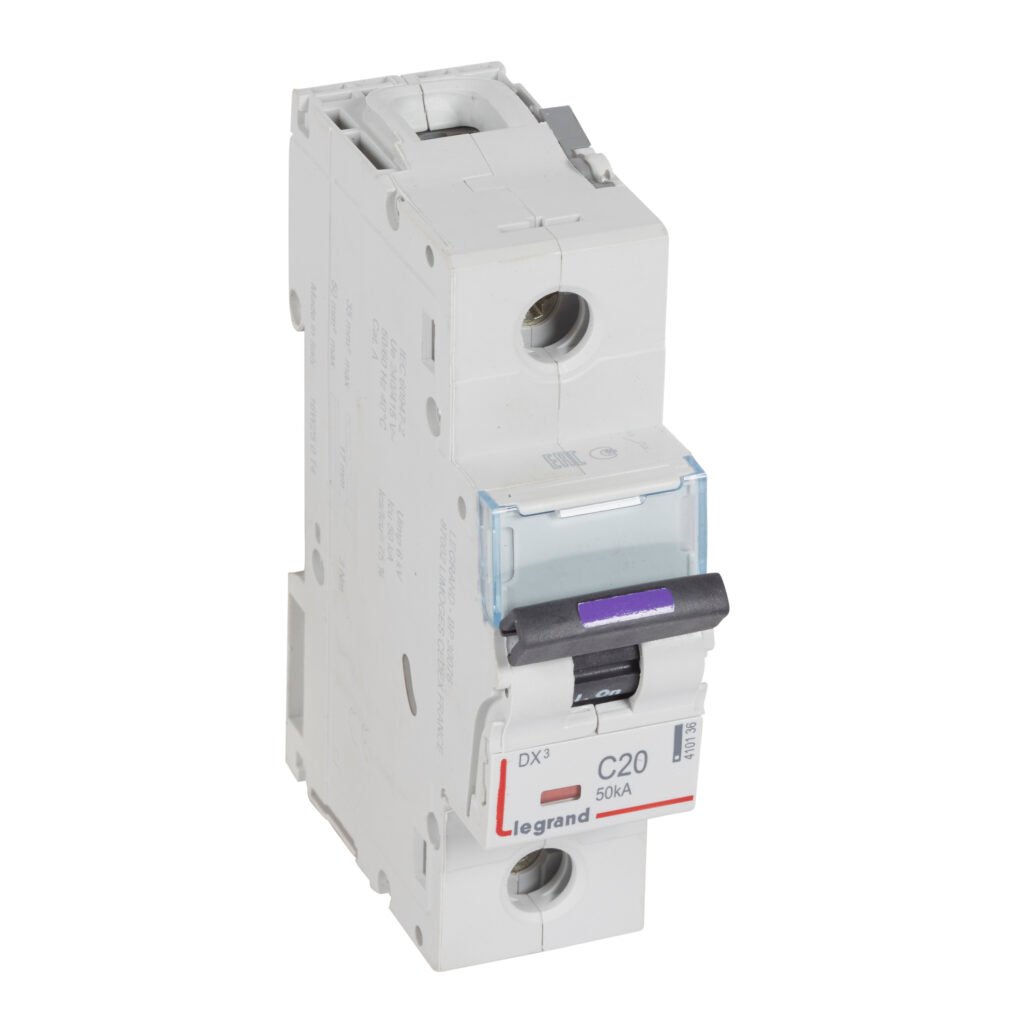 Disjoncteur Legrand DX³ 1P 20A courbe C 50kA