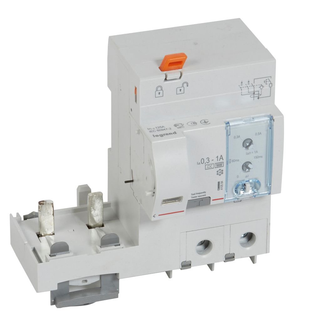 Bloc différentiel Legrand DX3 BDA 2P 125A F réglable 410584