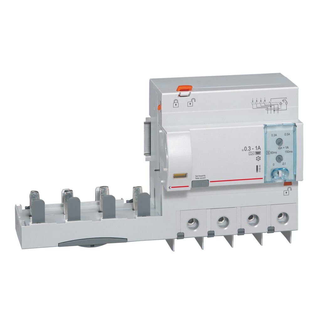 Bloc différentiel Legrand DX3 BDA 4P 125A F réglable 410644