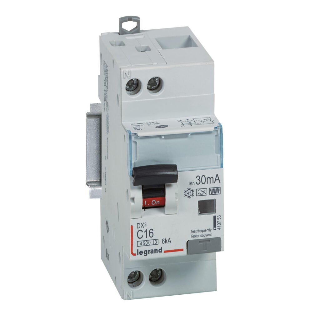 Disjoncteur différentiel Legrand DX³ 16A courbe C Type F 30mA 410753
