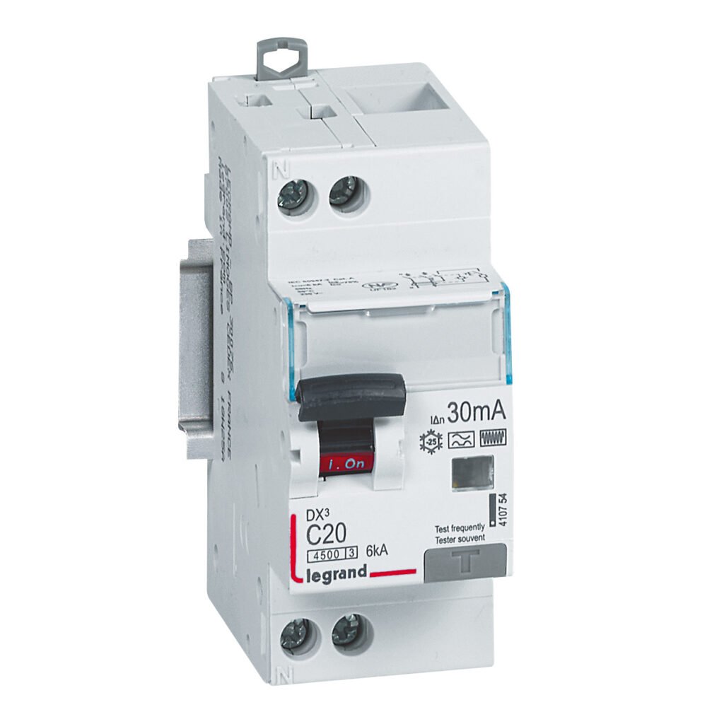 Disjoncteur différentiel Legrand DX³ 20A courbe C Type F 30mA 410754
