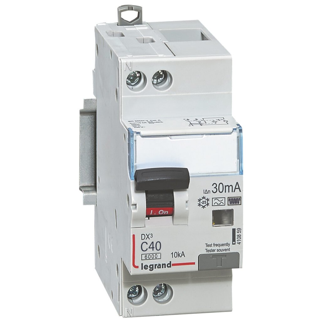 Disjoncteur différentiel Legrand DX3 40A 30mA Type F 410859