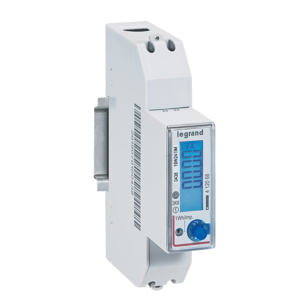 Compteur énergie Legrand EMDX3 monophasé 45A RS485 412068