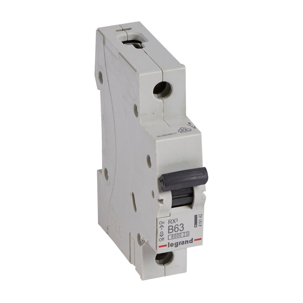 Disjoncteur Legrand RX³ 1 pôle 63 A courbe B 419142