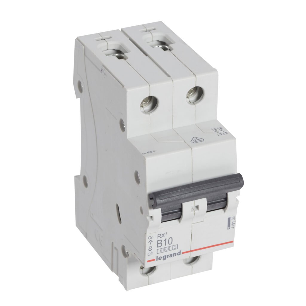 Disjoncteur Legrand RX³ 2 pôles 10 A courbe B 419156