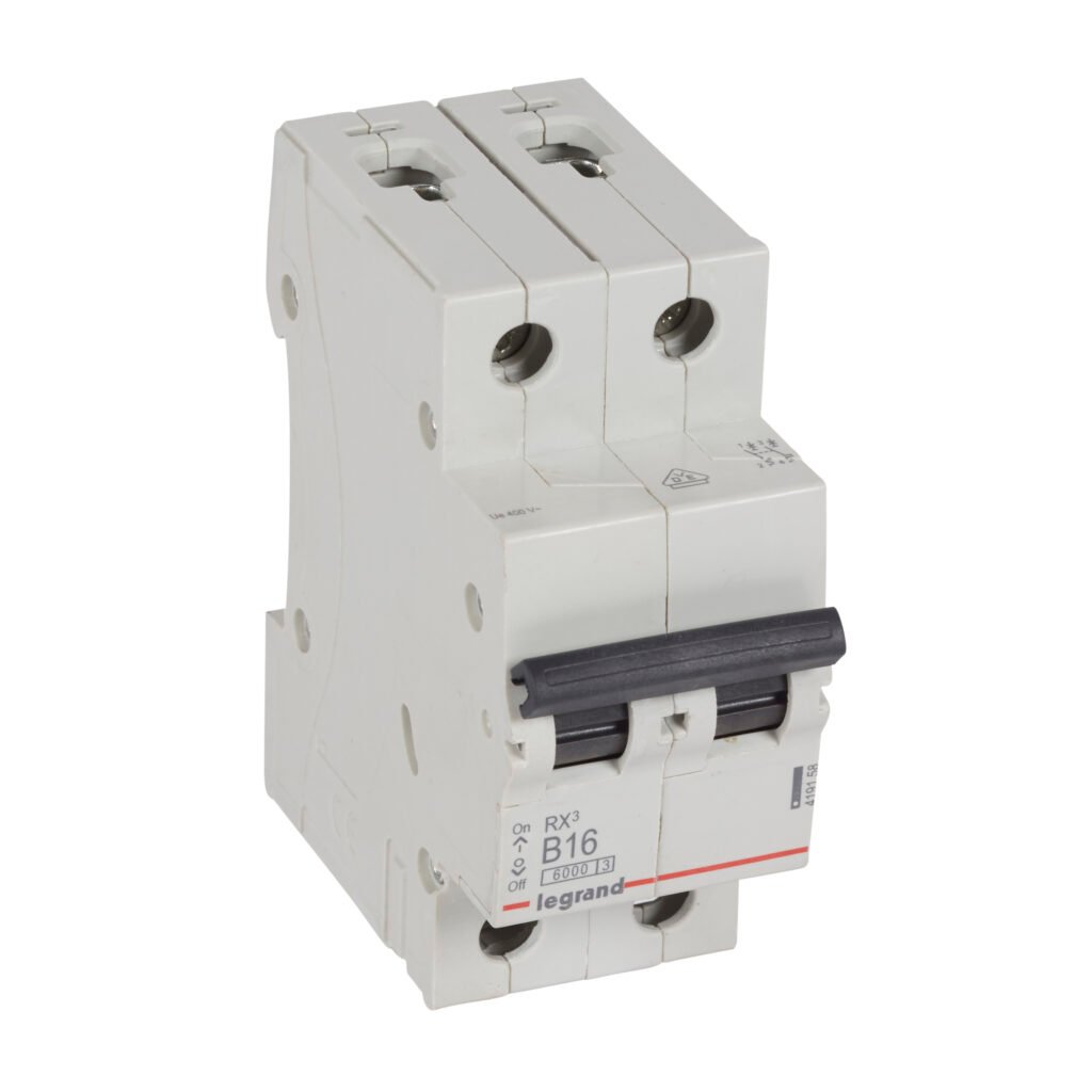 Disjoncteur Legrand RX³ 2 pôles 16 A courbe B 419158