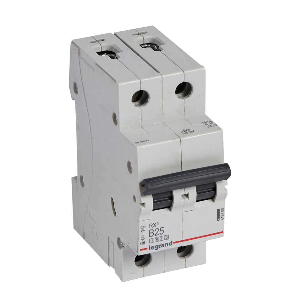Disjoncteur Legrand RX³ 2 pôles 25 A courbe B 419160