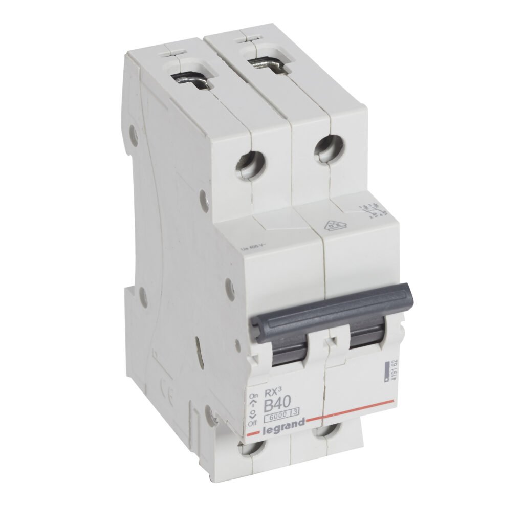 Disjoncteur Legrand RX³ 2 pôles 40 A courbe B 419162