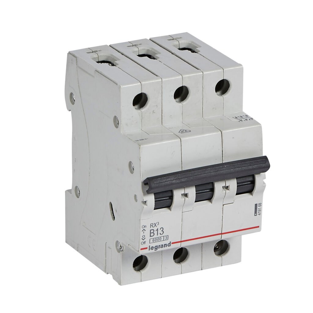 Disjoncteur Legrand RX³ 3 pôles 13 A courbe B 419168