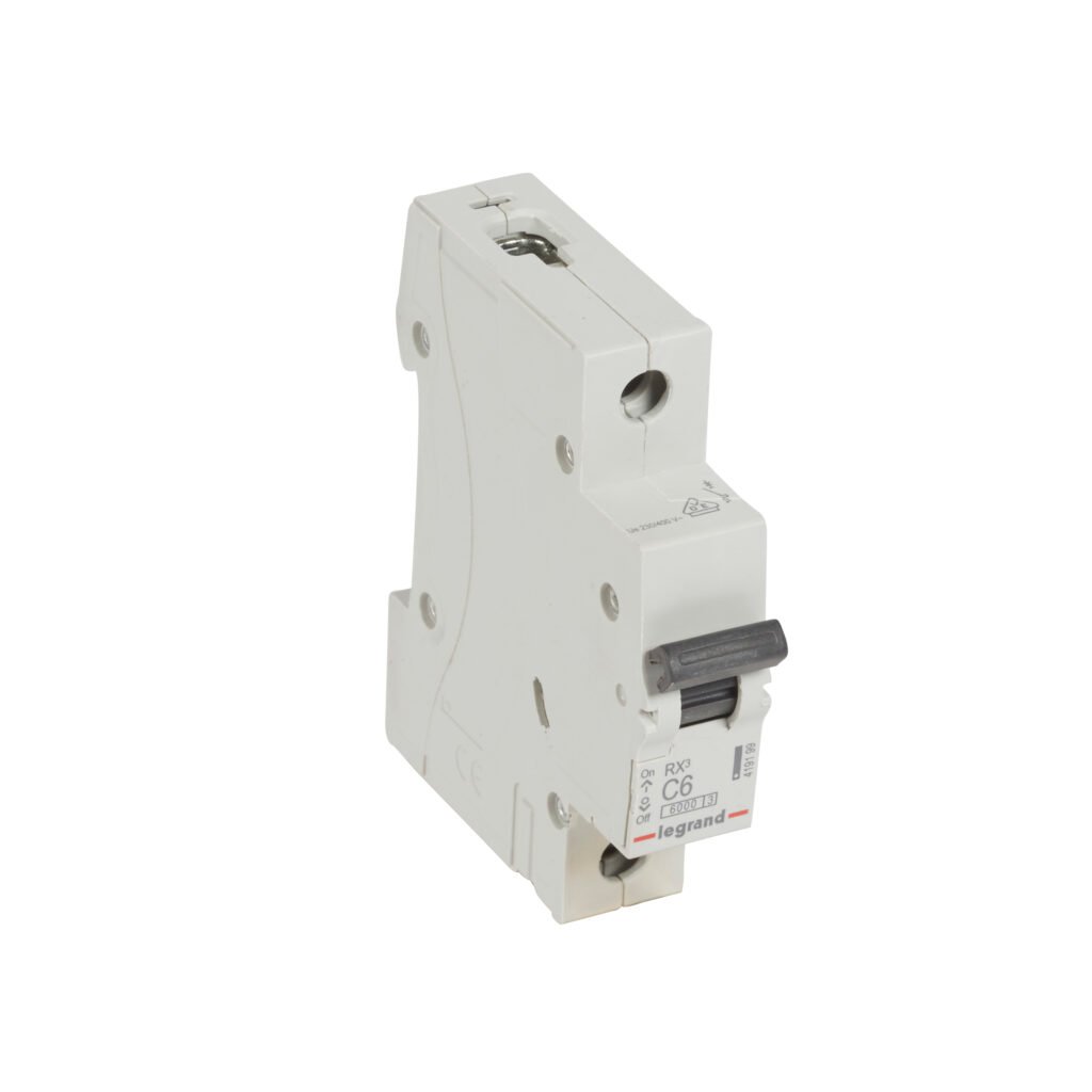Disjoncteur Legrand RX³ 1 pôle 6 A courbe C 419199