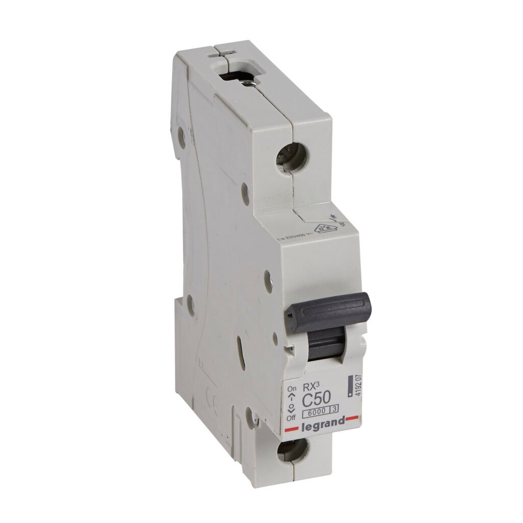 Disjoncteur Legrand RX³ 1 pôle 50 A courbe C 419207