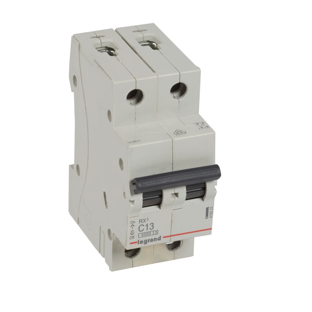 Disjoncteur Legrand RX³ 2 pôles 13 A courbe C 419223