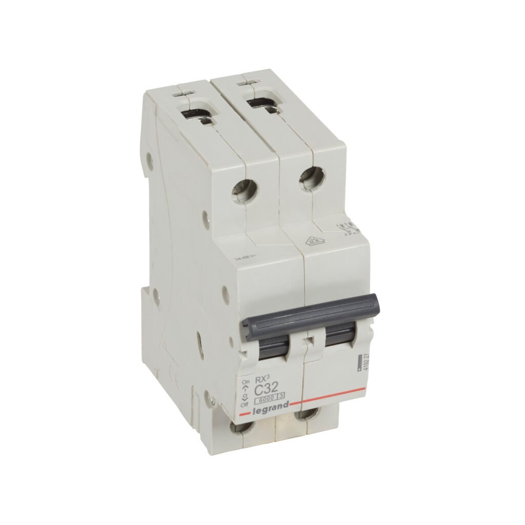 Disjoncteur Legrand RX³ 2 pôles 32 A courbe C 419227