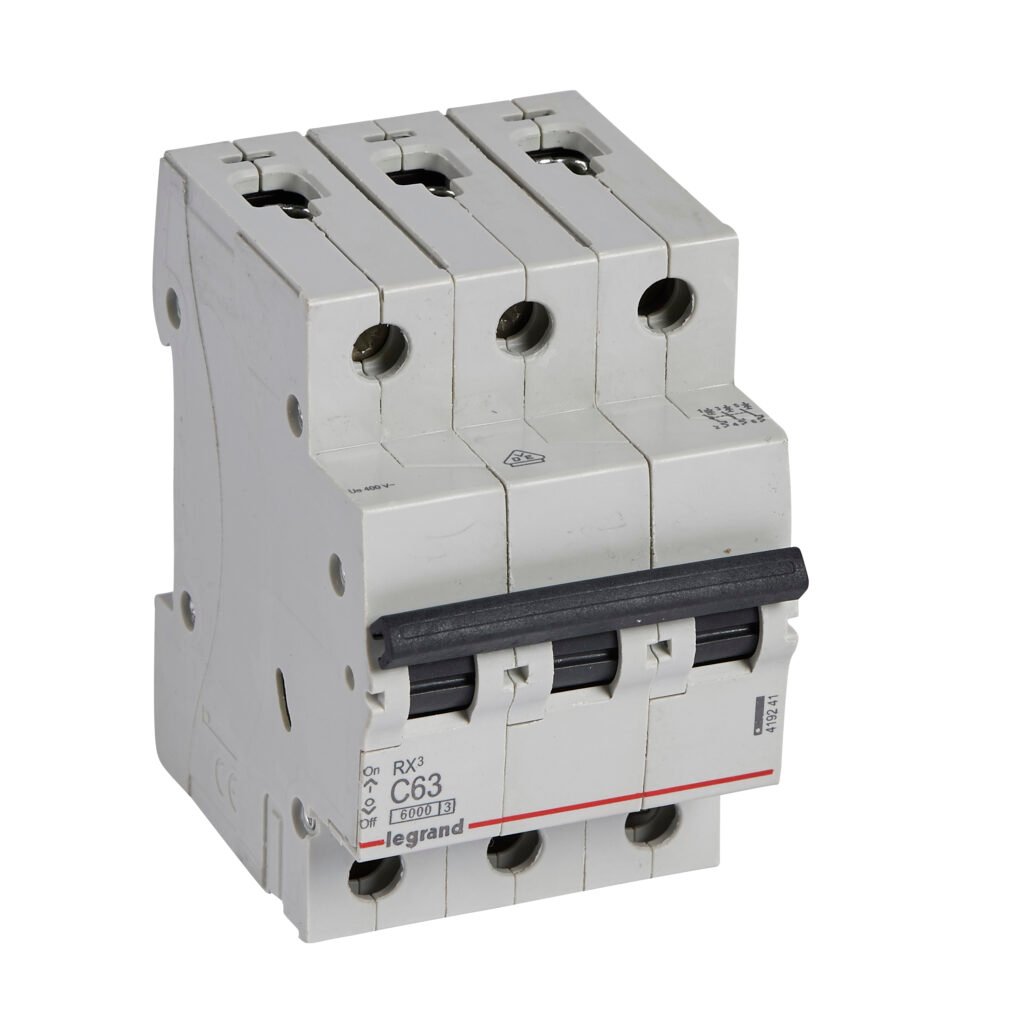 Disjoncteur Legrand RX³ 3 pôles 63 A courbe C 419241