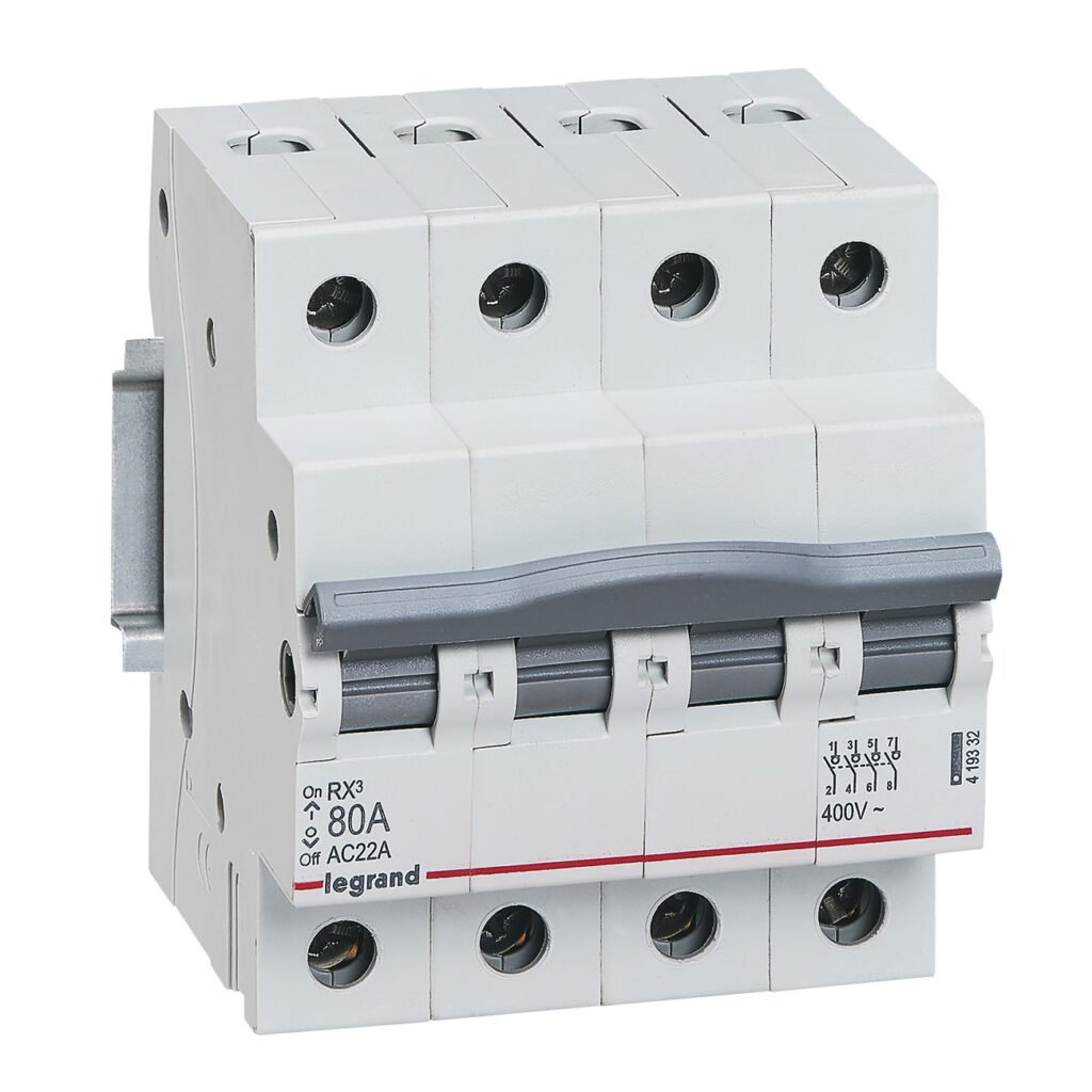 Interrupteur-sectionneur Legrand RX³-IS 4P 80A