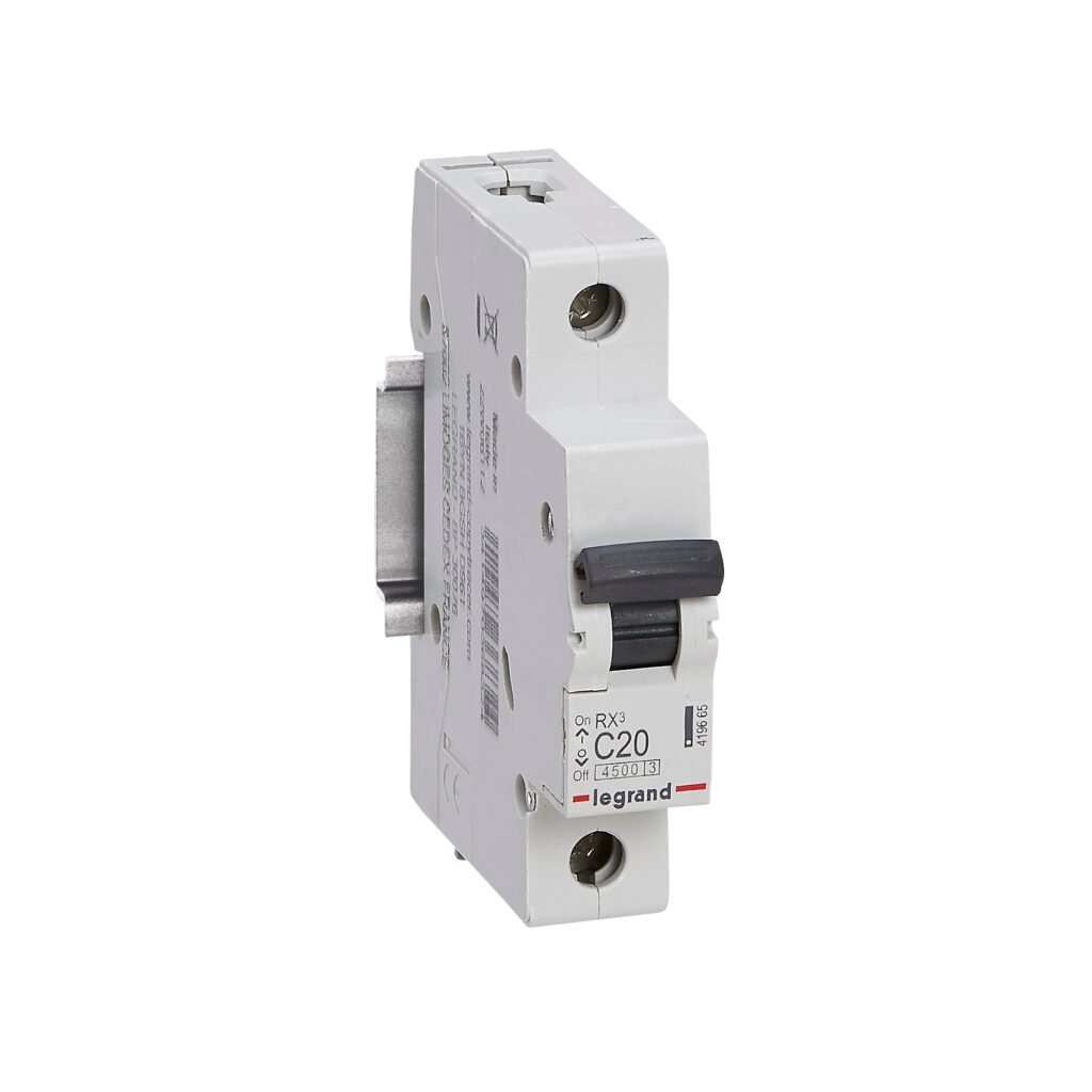 Disjoncteur Legrand RX³ 1 pôle 20 A courbe C 419665