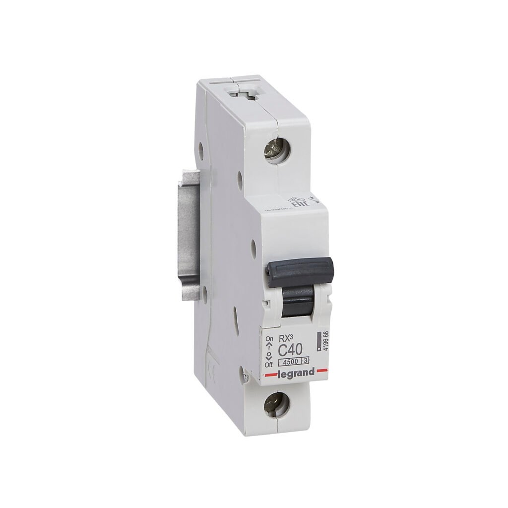 Disjoncteur Legrand RX³ 1 pôle 40 A courbe C 419668