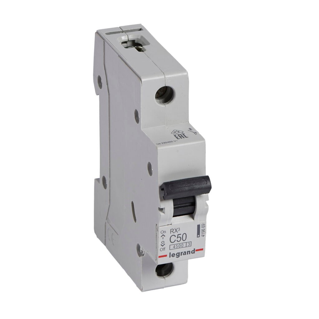 Disjoncteur Legrand RX³ 1 pôle 50 A courbe C 419669