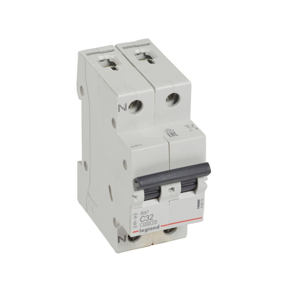 Disjoncteur Legrand RX³ 1 pôle + neutre 32 A courbe C 419678