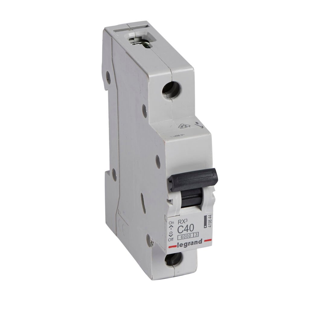 Disjoncteur Legrand RX3 1P 40A courbe C 6kA 419844