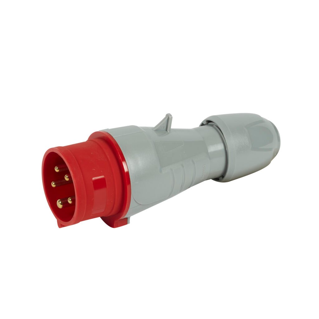 Prise industrielle P17 FICHE 16A 4P+T 415V IP44 Legrand 555129