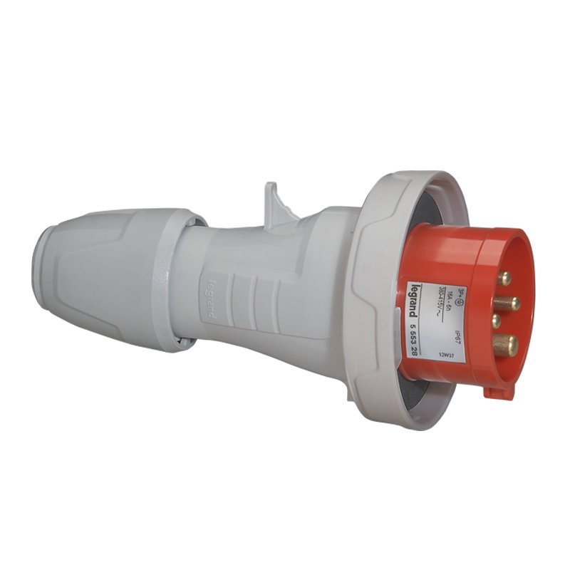 Prise industrielle P17 FICHE 32A 3P+T 415V IP67 Legrand 555438