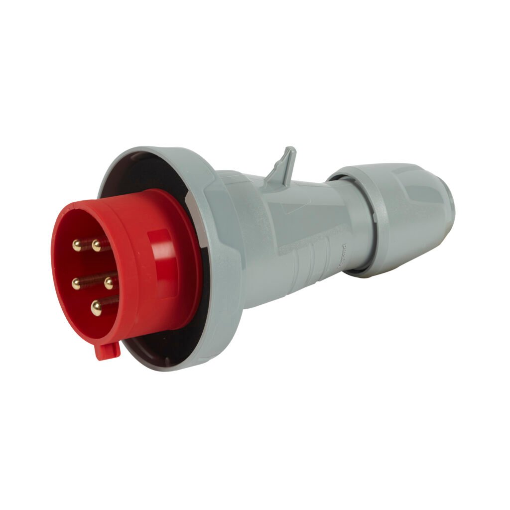 Prise industrielle P17 FICHE 32A 4P+T 415V IP67 Legrand 555439