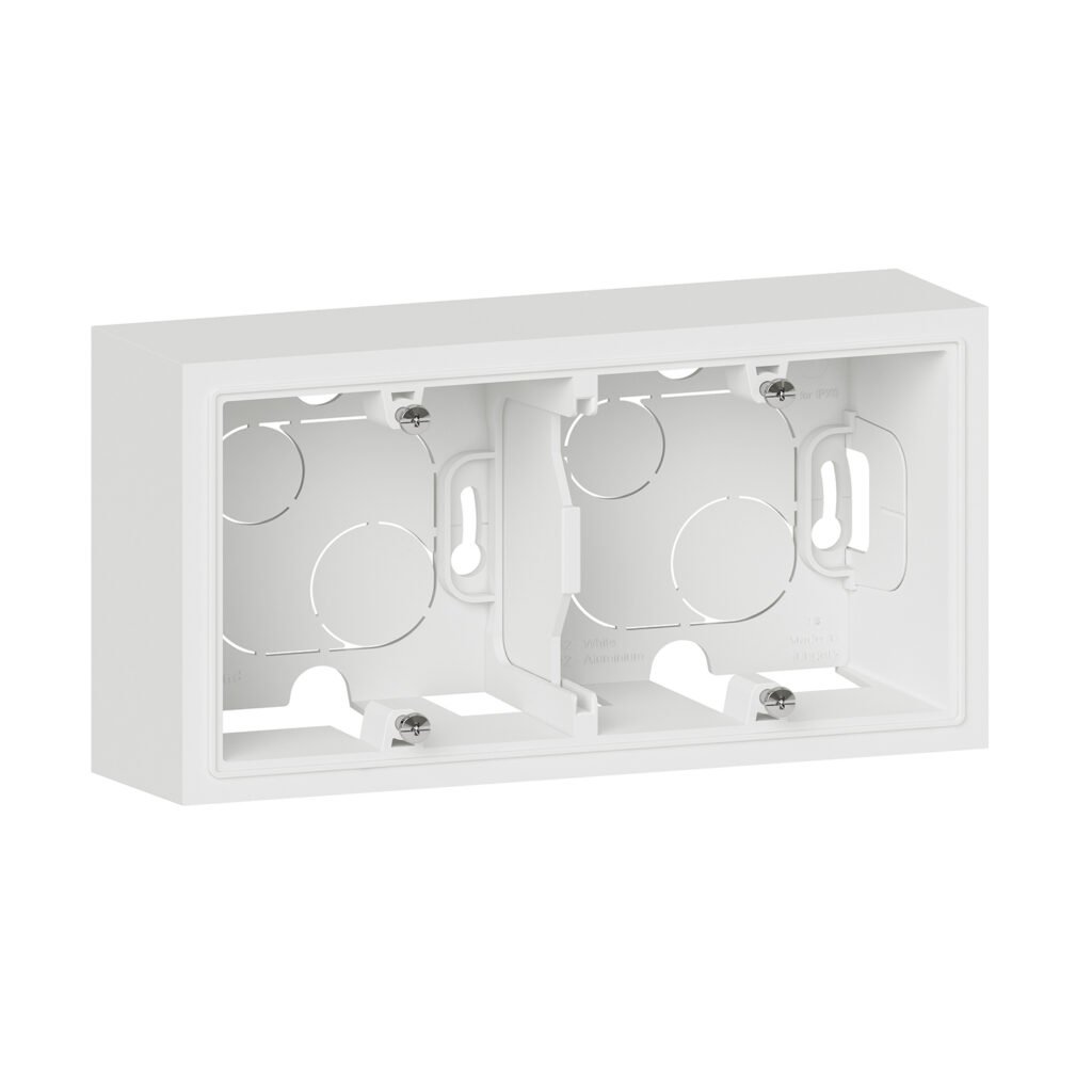 CADRE saillie 2 POSTES blanc dooxie Legrand 600042