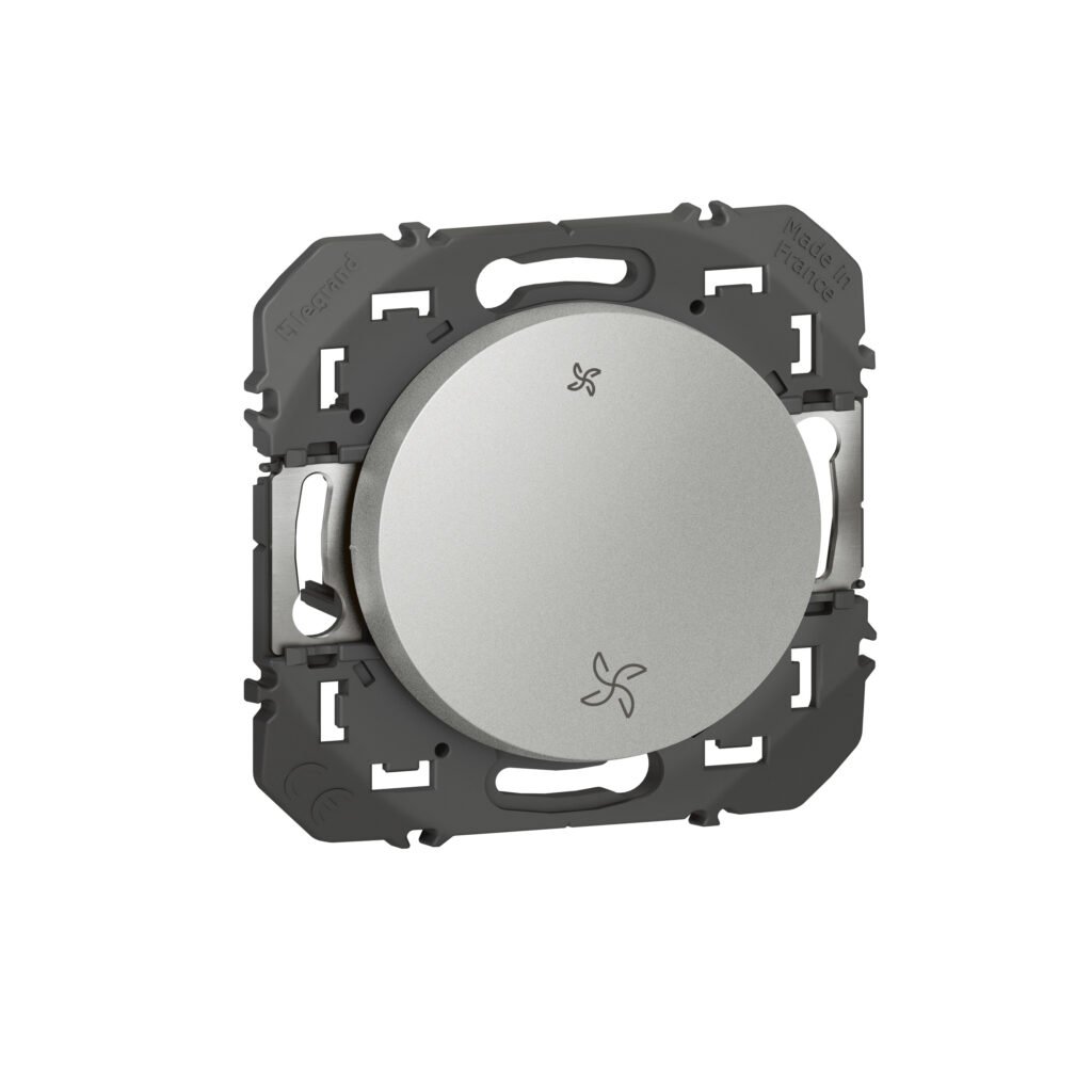 interrupteur VMC aluminium dooxie Legrand 600107