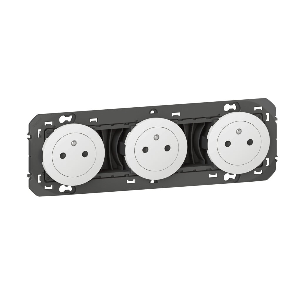Accessoire de raccordement 3X2P+T PRECABLEES blanc dooxie Legrand 600333