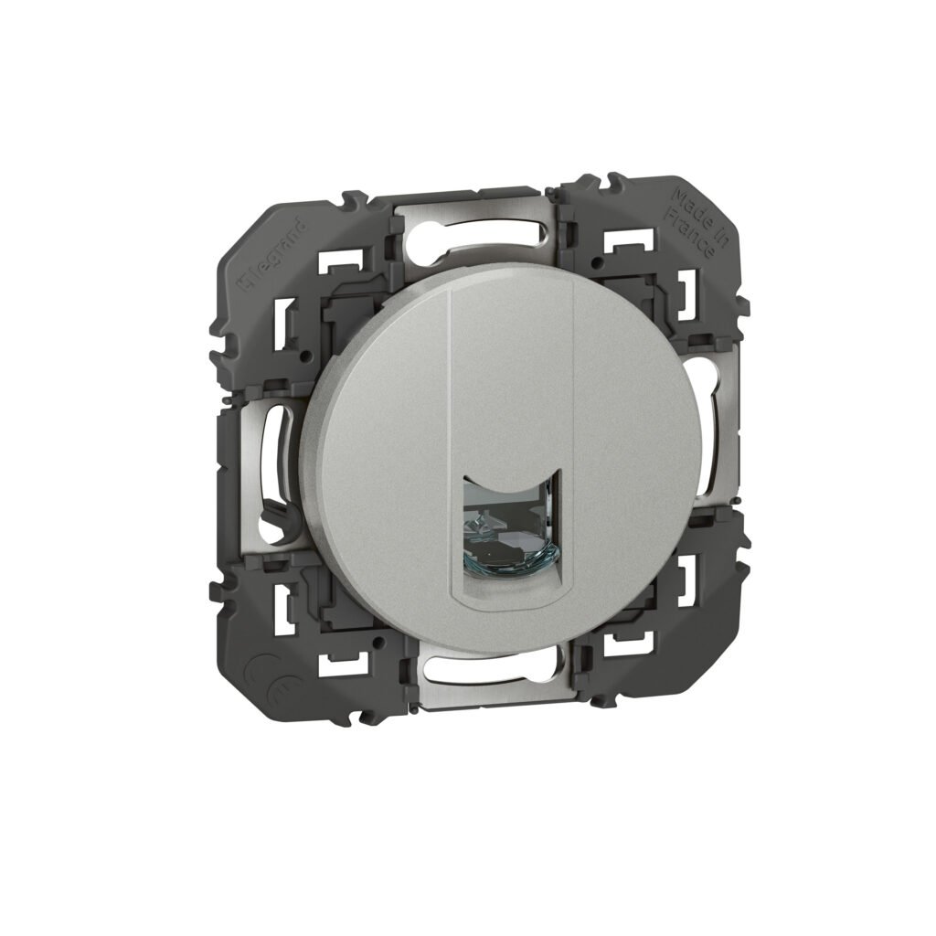 Prise RJ45 RJ45 CAT 6 FTP aluminium dooxie Legrand 600476