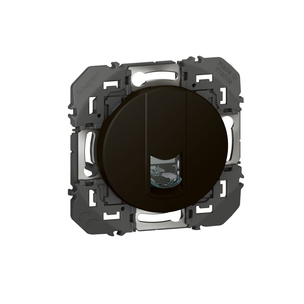 Prise RJ45 RJ45 CAT 6 STP noir dooxie Legrand 600575