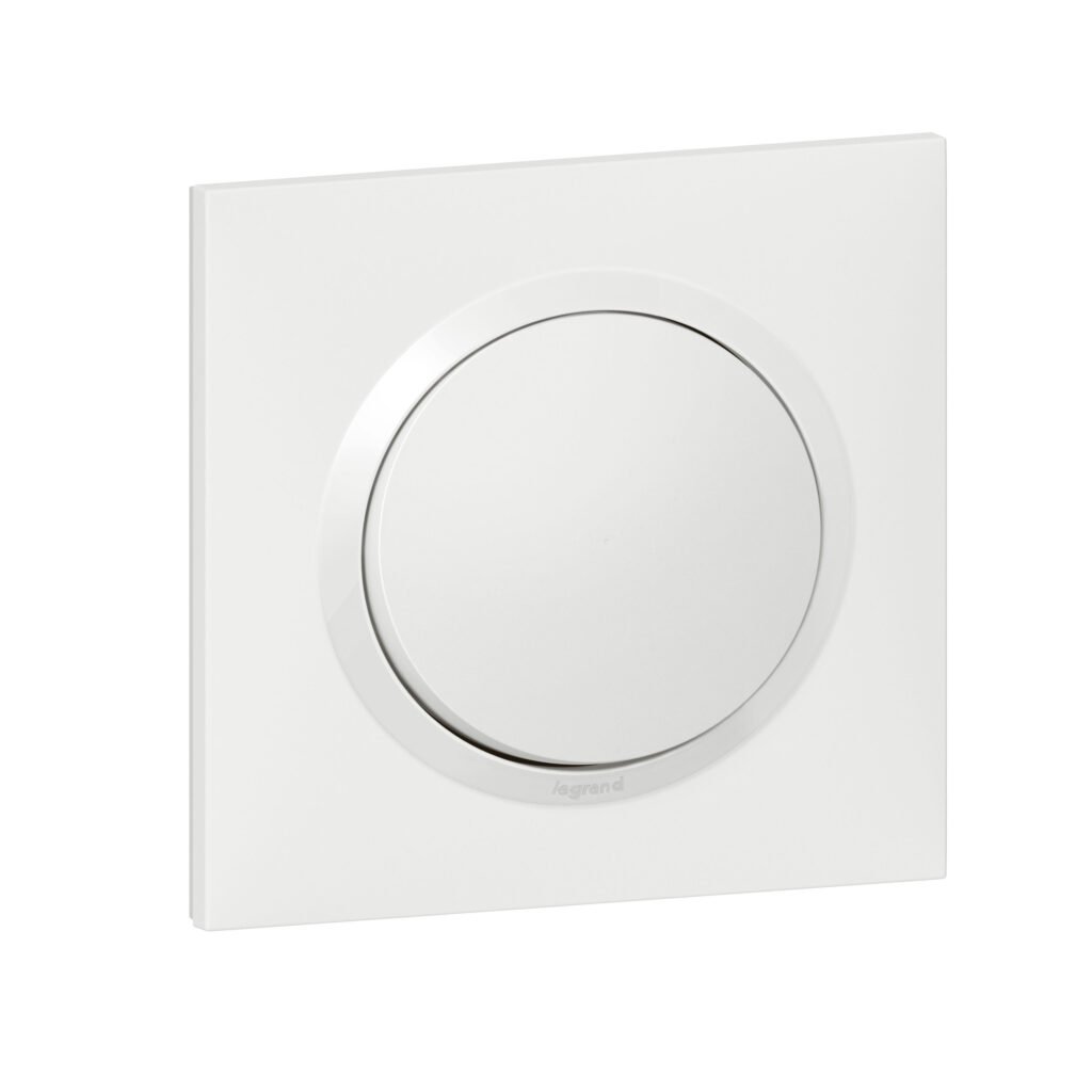 Bouton poussoir POUSSOIR ONE blanc dooxie Legrand 600705