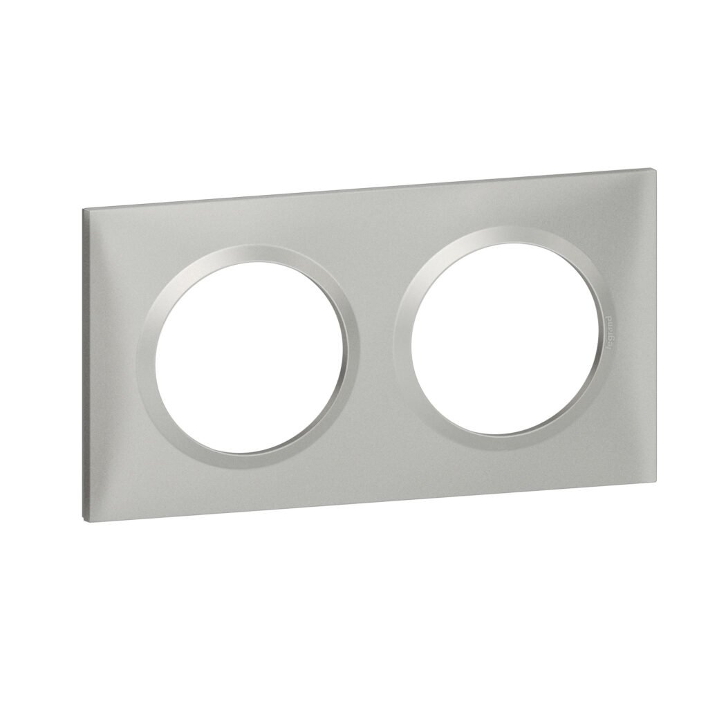 plaque 2P ALUMINIUM dooxie Legrand 600852