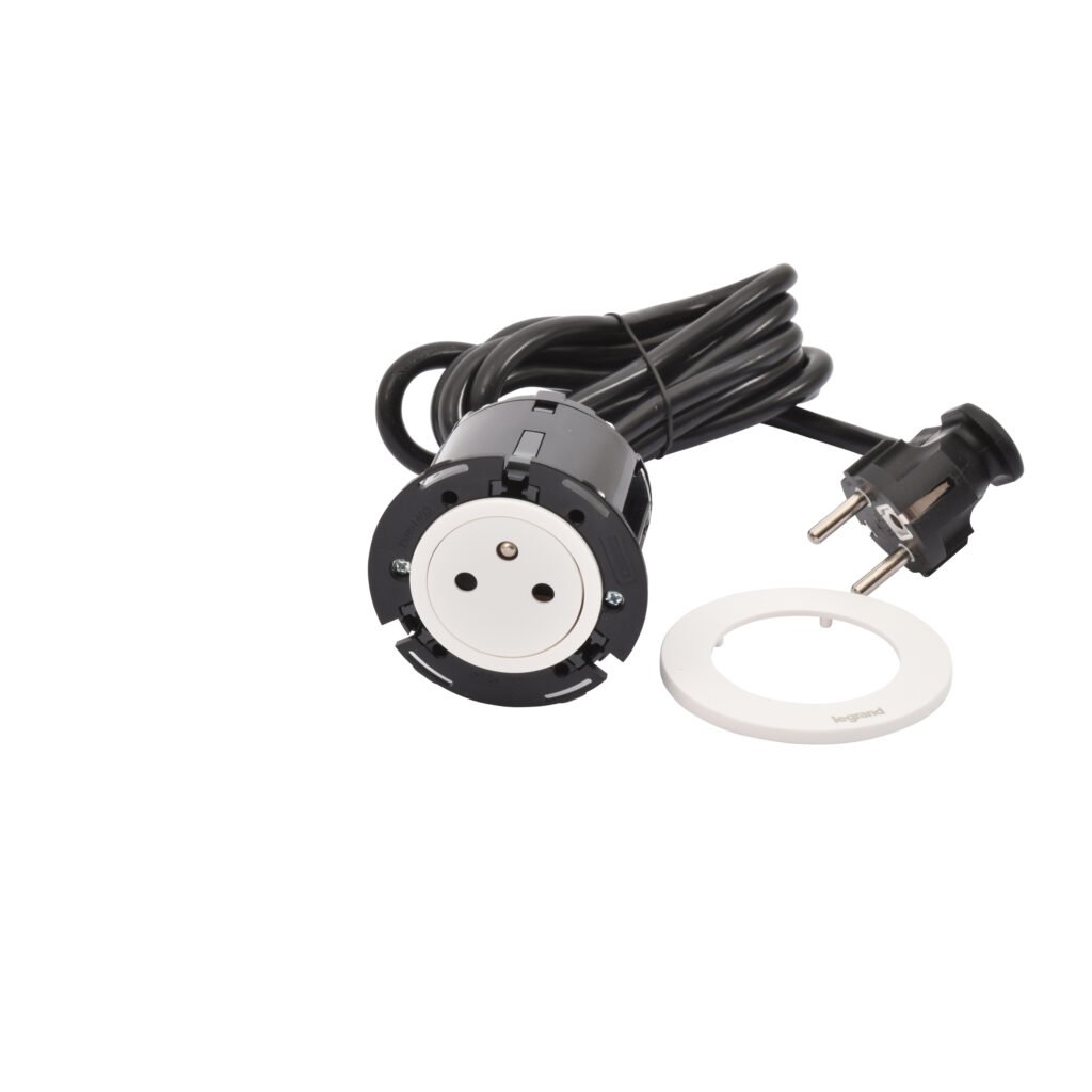 Accessoire de raccordement DISQ60 blanc PC blanc CORD 2M Incara Legrand 654720