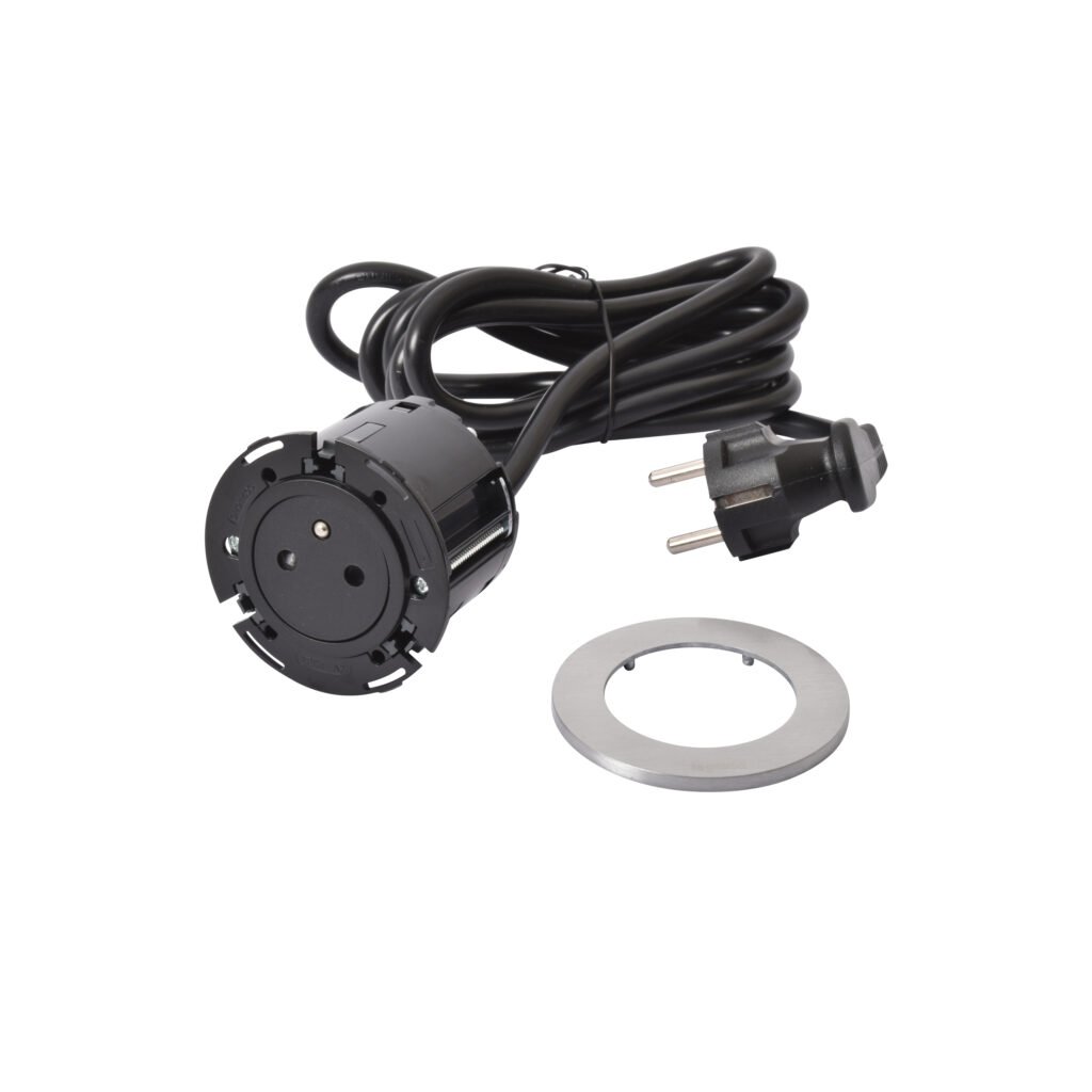 Accessoire de raccordement DISQ60 METAL PC blanc CORD 2M Incara Legrand 654722