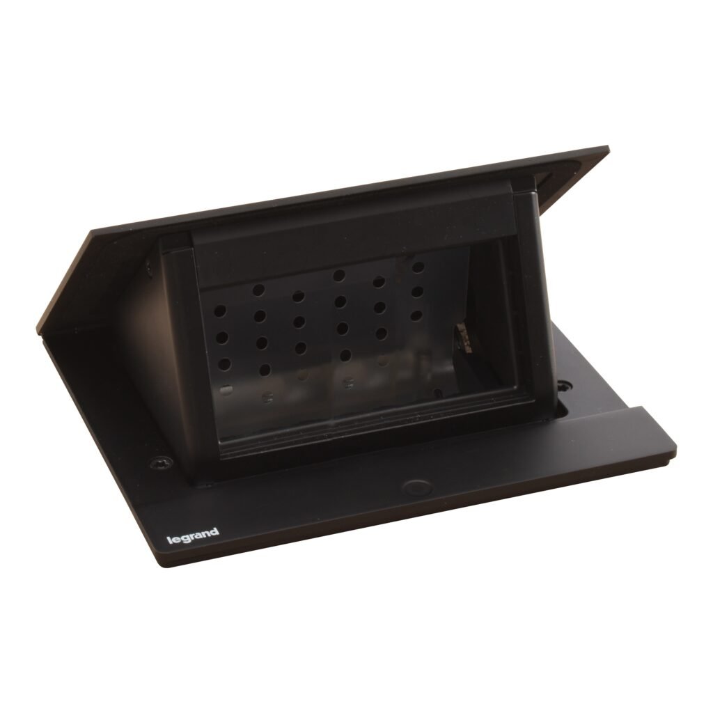 Accessoire de raccordement POP UP 4 module noir A EQUIPER Incara Legrand 654802