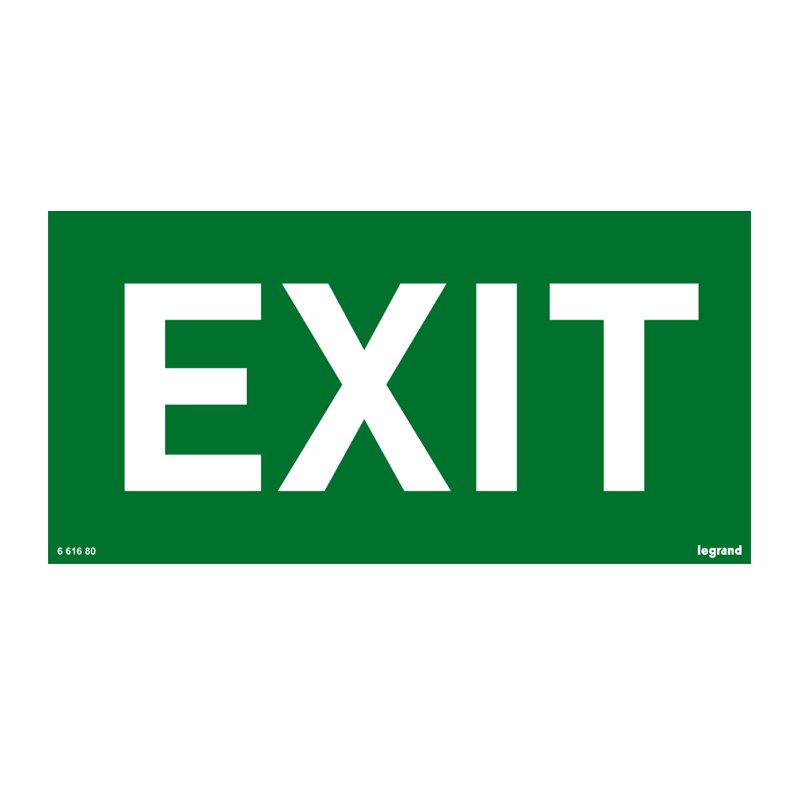 Accessoire de raccordement ETIQ ADHES INSCRIPTION EXIT URA Legrand 661680