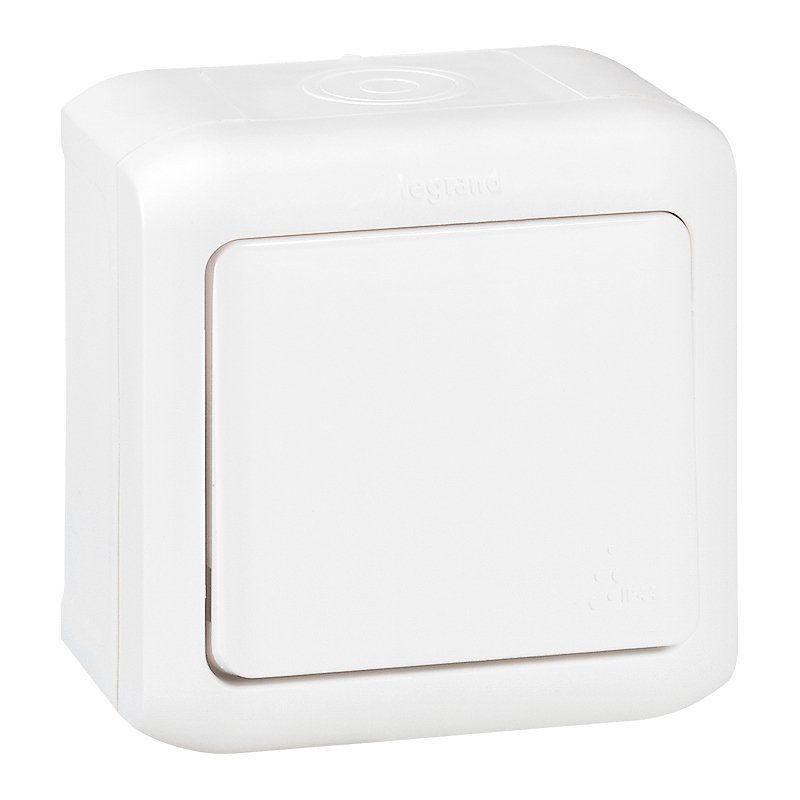 BOUTON POUSSOIR blanc IP44 Forix IP44 Legrand 782364
