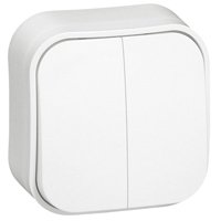 interrupteur 10AX DOUBLE allumage blanc Forix Legrand 782402