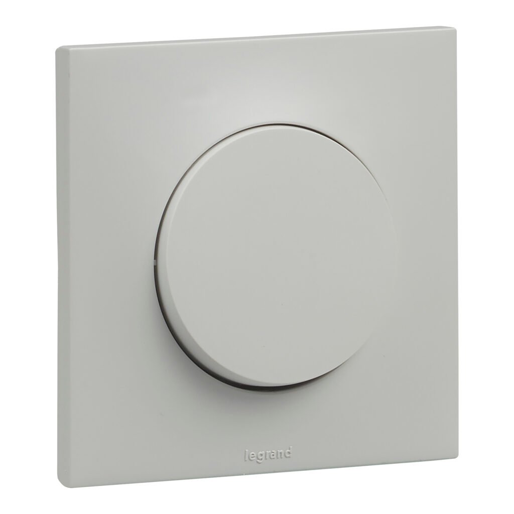 Bouton poussoir POUSSOIR 6A gris Urbano Legrand UB2310GR