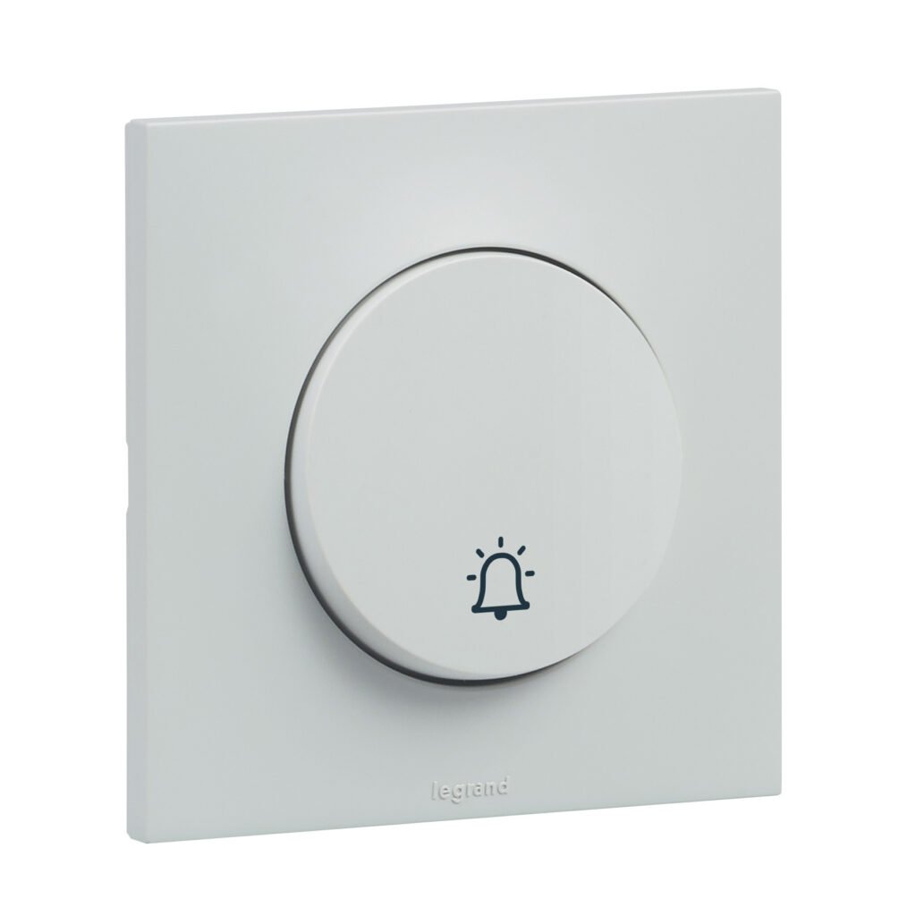 Bouton poussoir POUSSOIR 6A SONNETTE gris Urbano Legrand UB2312GR
