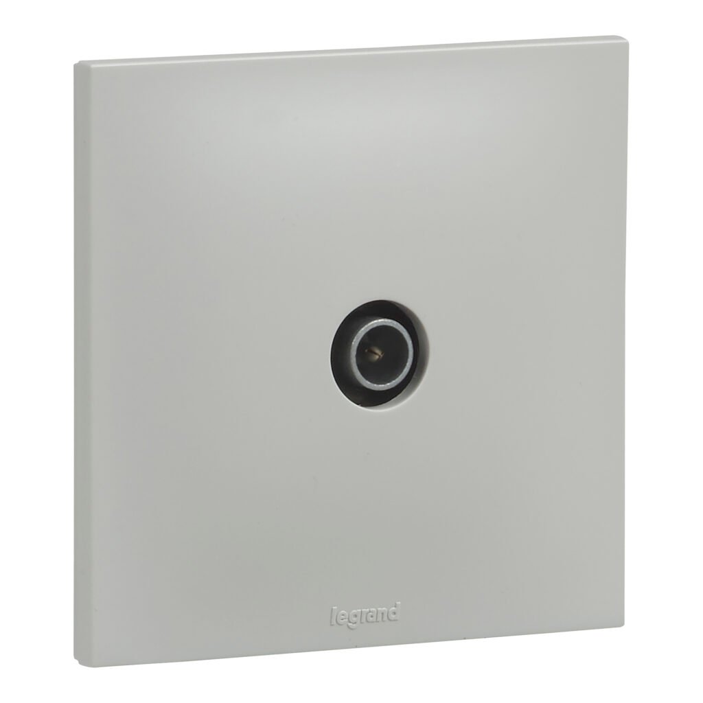 PRISE TV MALE ETOILE gris Urbano Legrand UB4110GR