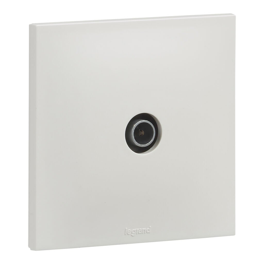 PRISE TV MALE ETOILE blanc Urbano Legrand UB4110WH