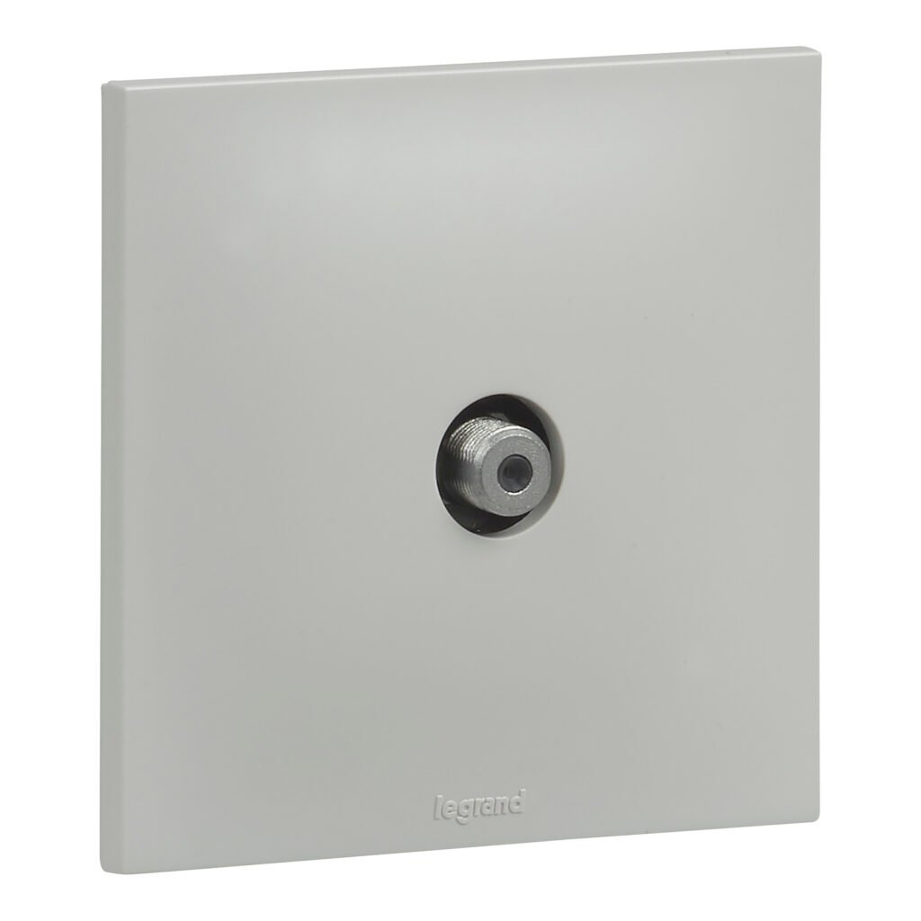 PRISE TV TYPE F ETOILE gris Urbano Legrand UB4111GR