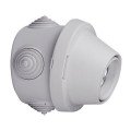 Douille Patere Borne a Vis Droit E27 230V 100W Gris IP20 091146